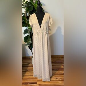 Polka Dot V-Neck Dress